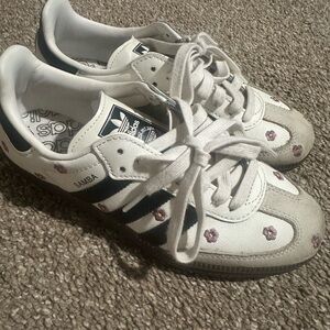 adidas Samba White and Black Sneakers